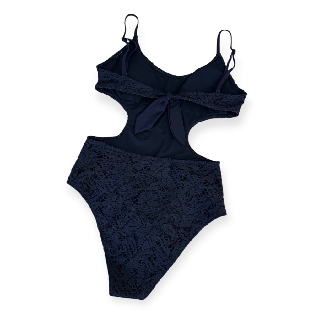 Aerie Dark Blue One Piece Swimsuit | NWT | Medium | Adjustable - Picture 4 of 6